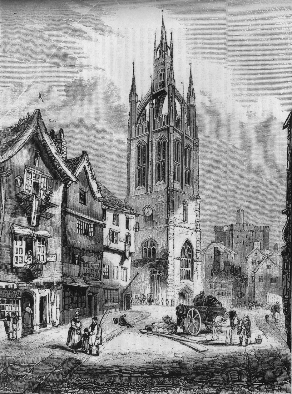 Igreja de São Nicolau, Newcastle upon Tyne, 1845 de John Jackson