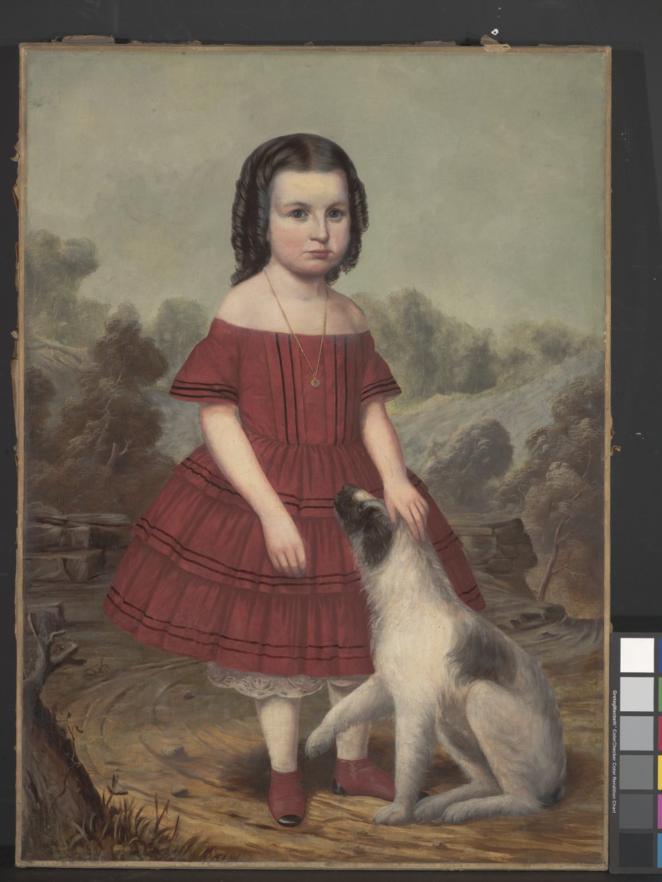 Retrato de Alice Lyons, cerca de 1855 (óleo sobre tela) de John Jacob Hegler