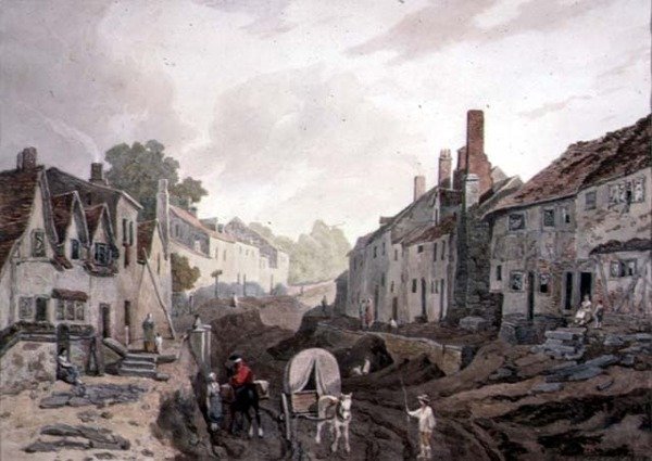 Cena de rua, Erith, Kent de John James Chalon