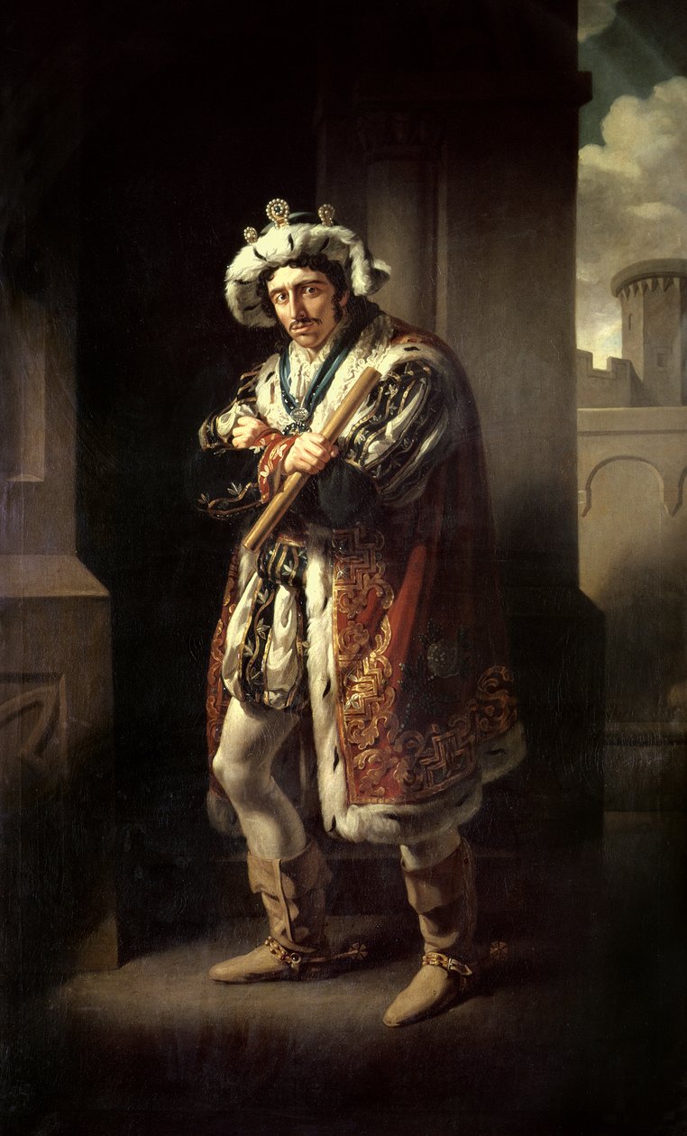Edmund Kean (1787-1833) como Richard III de John James Halls