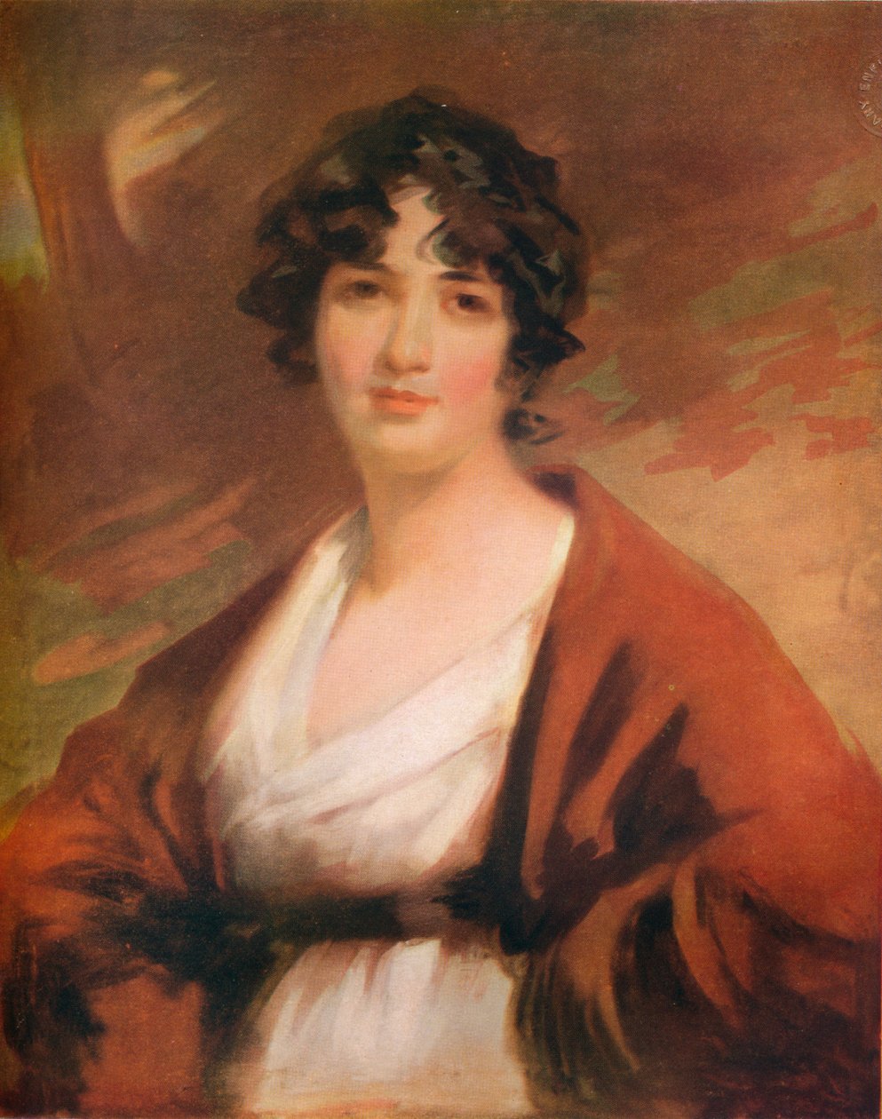 Retrato da Sra. Kenyon, 1807, 1919 de John James Masquerier