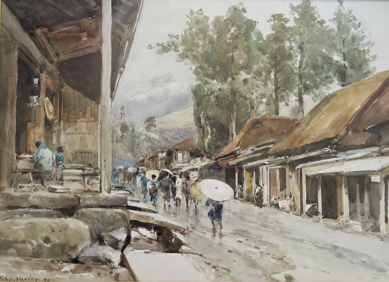 Um dia de chuva em Nikko de John Jnr. Varley