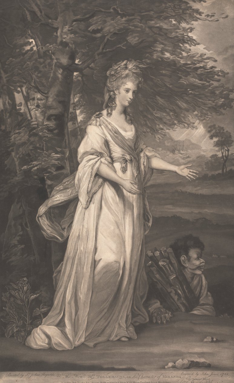 Honorável Sra. Tollemache no Carácter de Miranda de John Jones