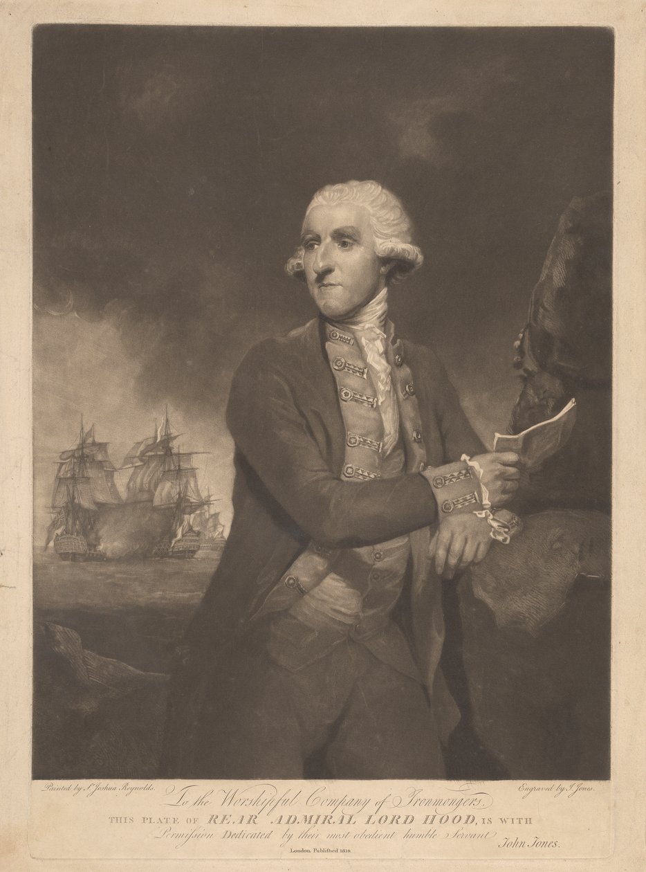 Contra-Almirante Lord Hood de John Jones