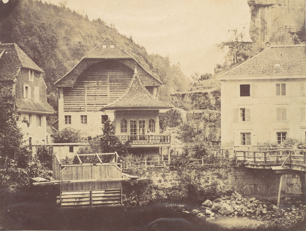 Vista na Suíça, 1850s. de John Joscelyn Coghill