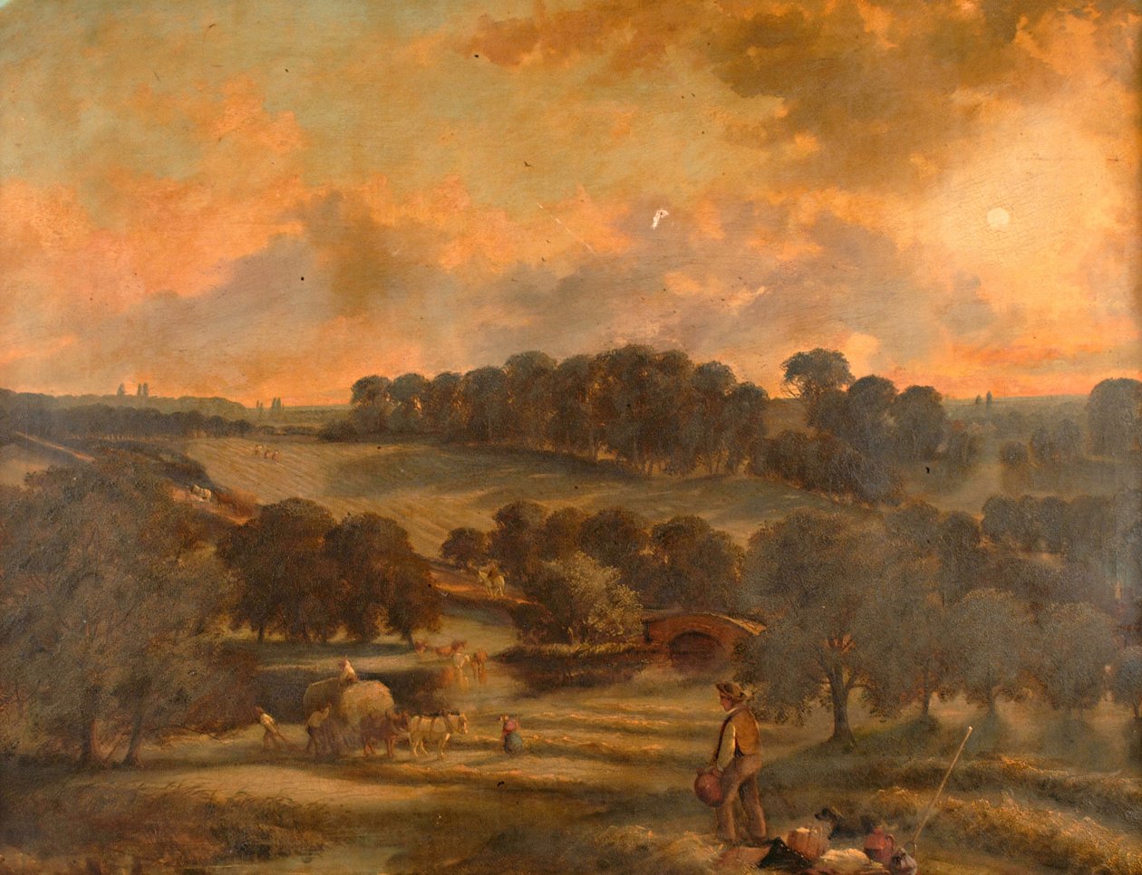 Haytime, Hamstead Mill, Handsworth, Staffordshire, 1850-1908. de John Joseph Hughes