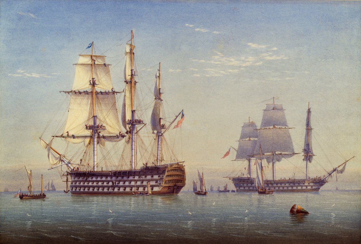 Navios da linha, 1825-1840 de John Joy