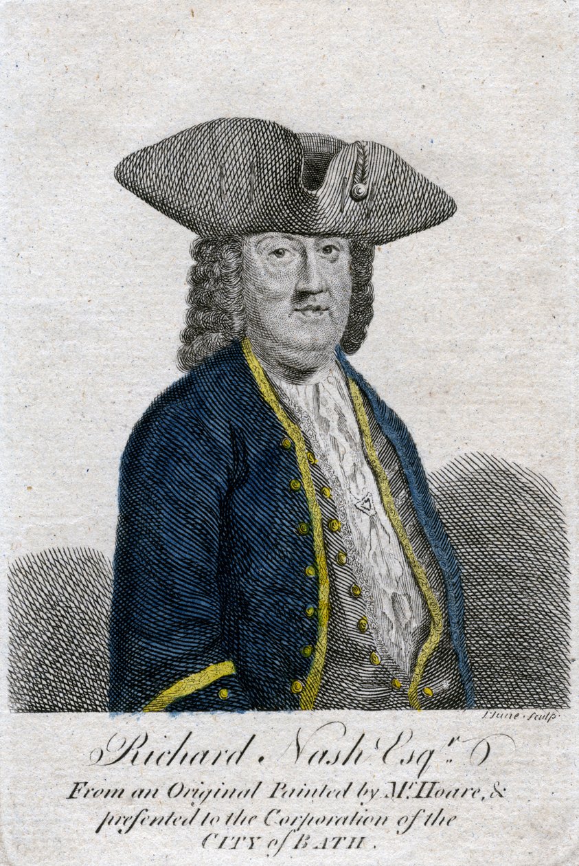 Richard Beau Nash, dândi britânico, século XVIII. de John June