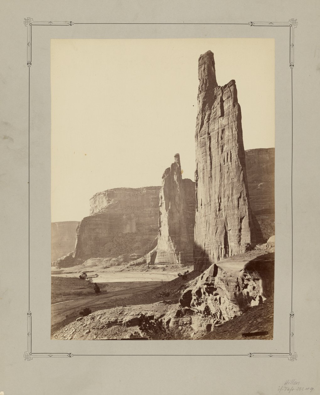 Capitães do Cânone, Cânone de Chelley, Arizona de John K. Hillers