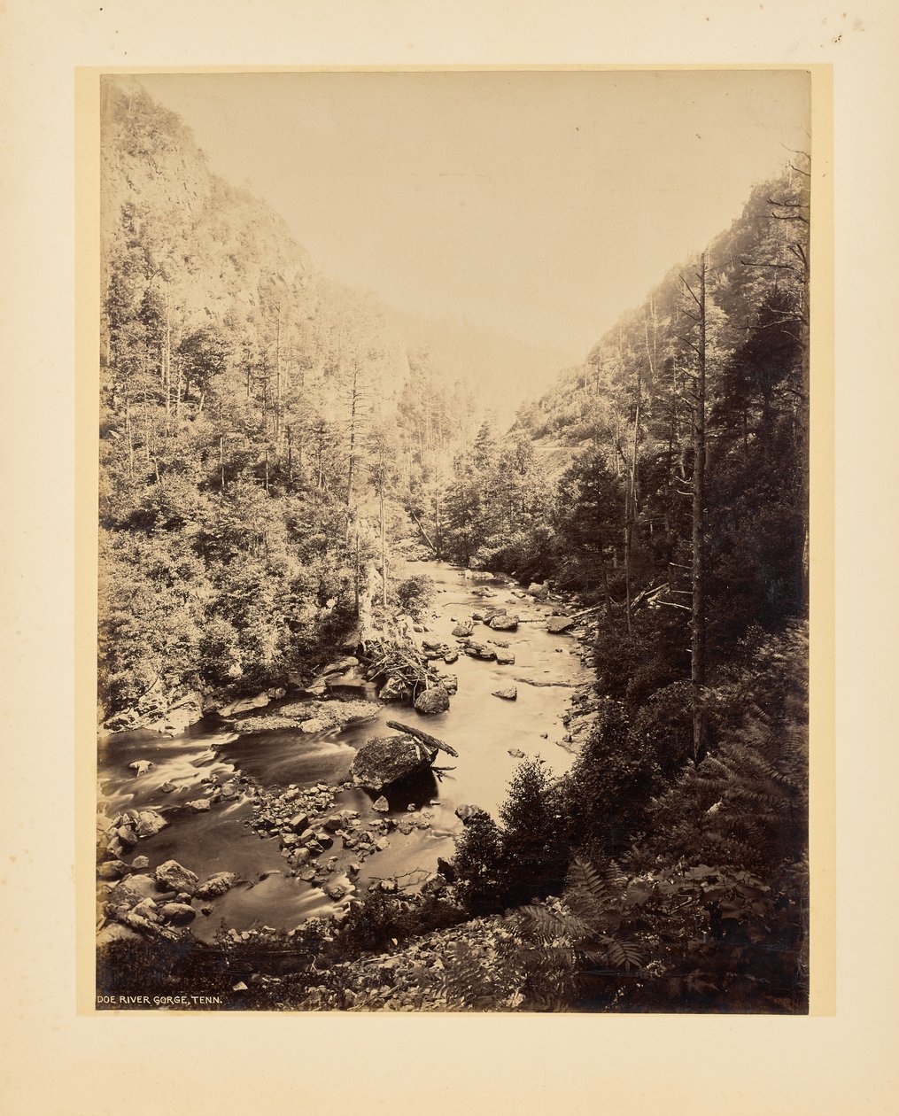 Desfiladeiro do Rio Doe, Tennessee de John K. Hillers