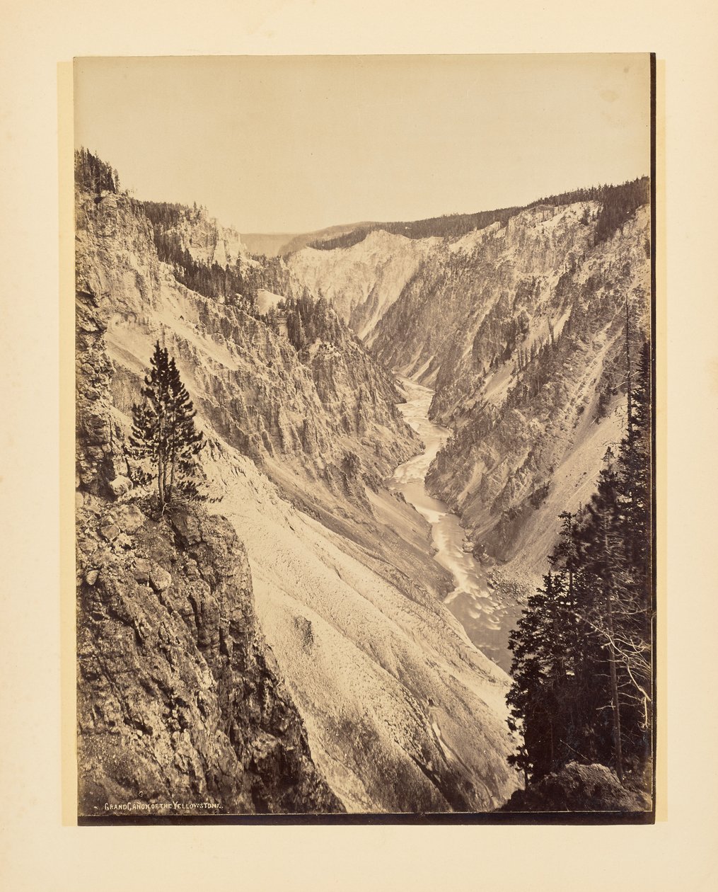 Grande Cânone do Yellowstone de John K. Hillers