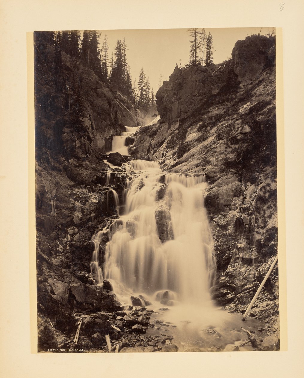 Cascatas de Little Fire Hole de John K. Hillers