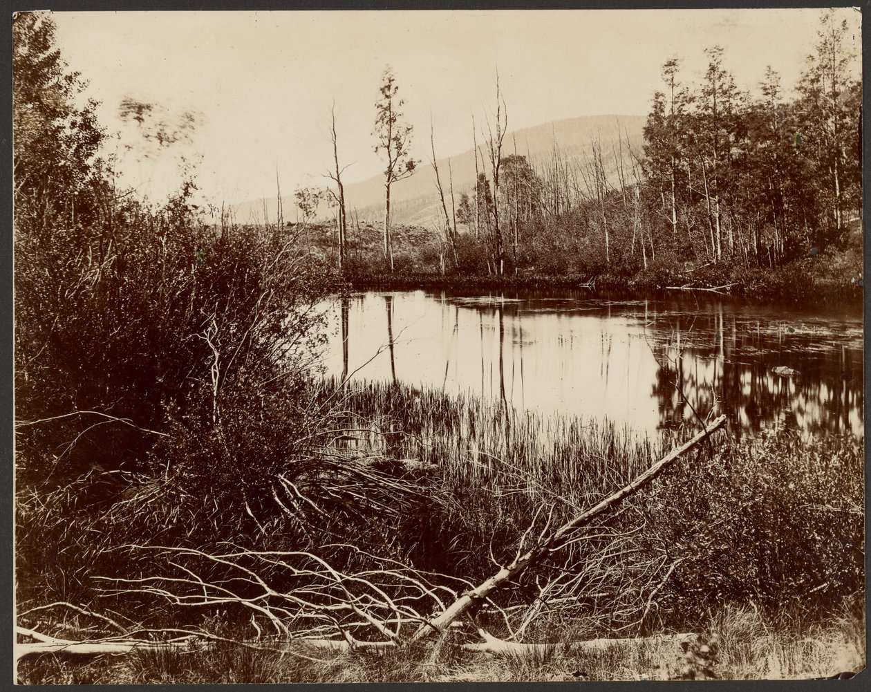 Lago Morain, planalto Aquarius de John K. Hillers