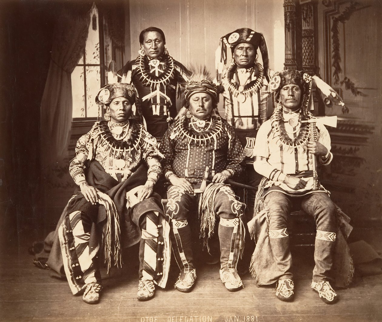 Delegação de Otoe-Missouria, 1881. de John K. Hillers.