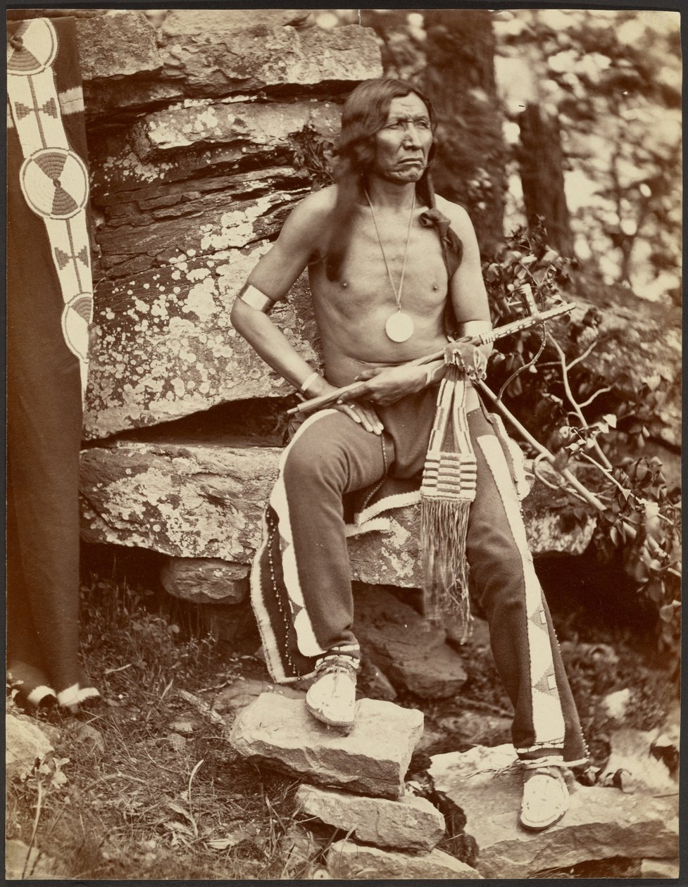 Yellow Bear, da nação Muscogee em Okmulgee de John K. Hillers