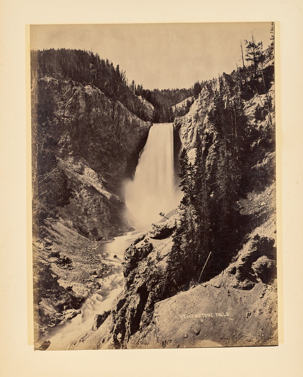 Cascatas de Yellowstone de John K. Hillers