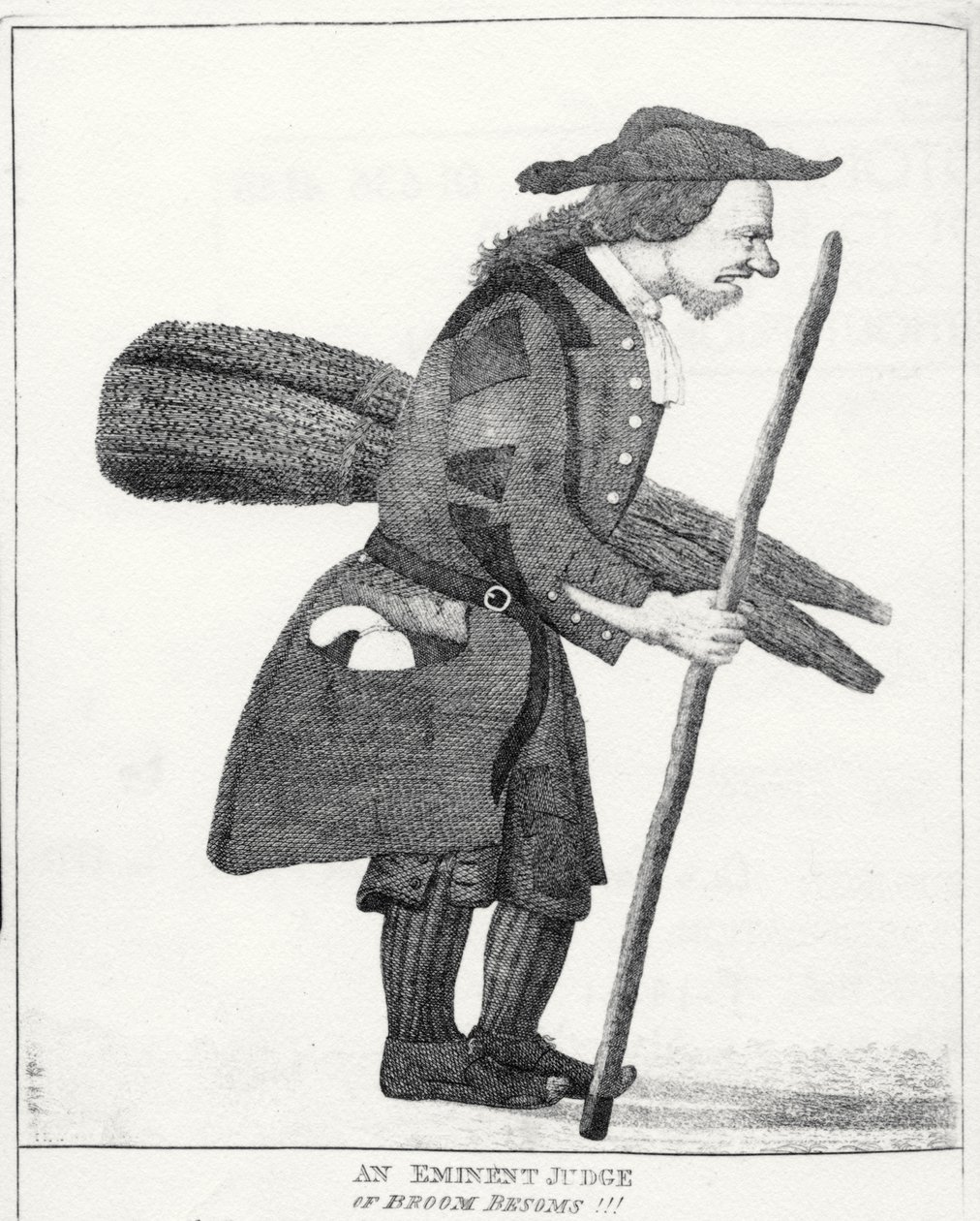 Um eminente juiz de Vassoura Besoms !! 1805 de John Kay