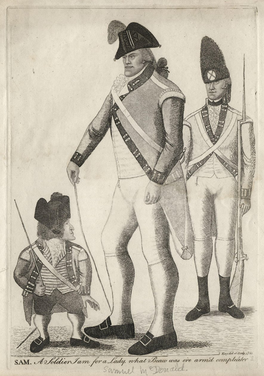 George ("Geordie") Cranstoun; Samuel McDonald; Homem desconhecido por John Kay de John Kay