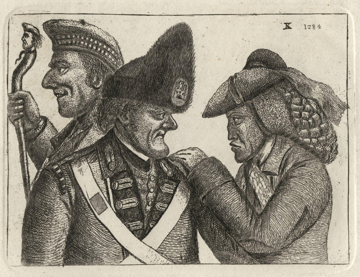 James Robertson de Kincraigie; John Dhu (Dow, MacDonald); Jamie Duff por John Kay de John Kay