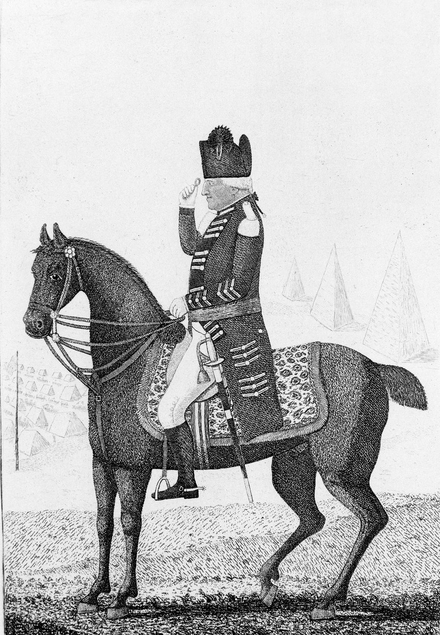 Ralph Abercromby 1734-1801, general escocês, 1801 de John Kay
