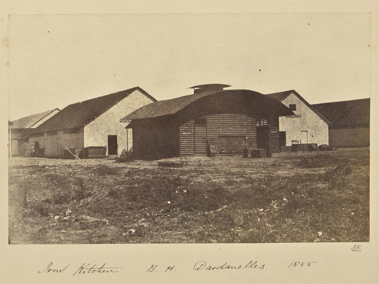 Cozinha de ferro, B.H. Dardanelos 1855 de John Kirk