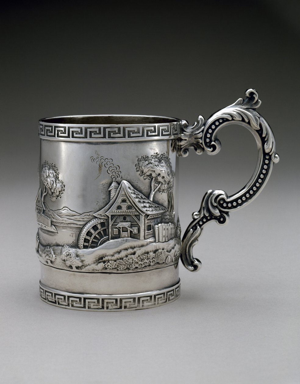 Copa do bebê, c. 1840-1860 (prata) de John Kitts