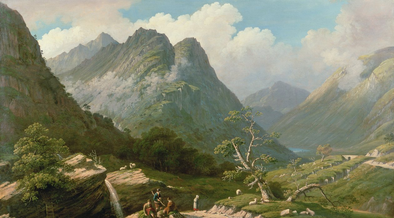 Paisagem das montanhas de John Knox