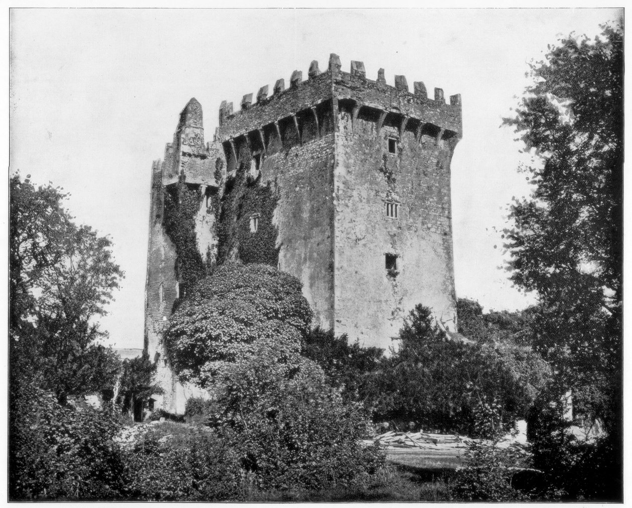 Castelo de Blarney, Irlanda, século XIX. de John L. Stoddard
