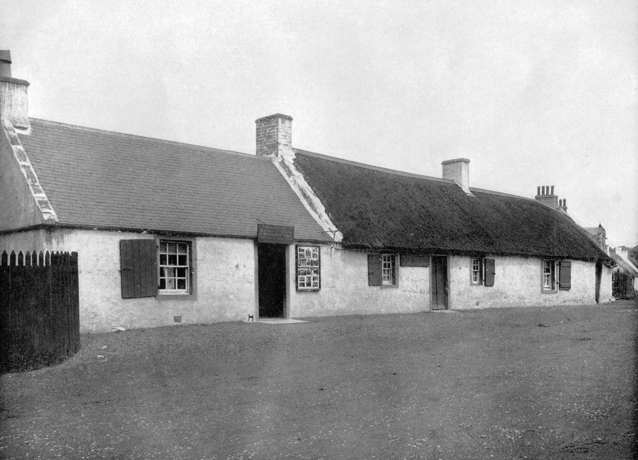 Burns Cottage, Escócia, 1893. de John L. Stoddard