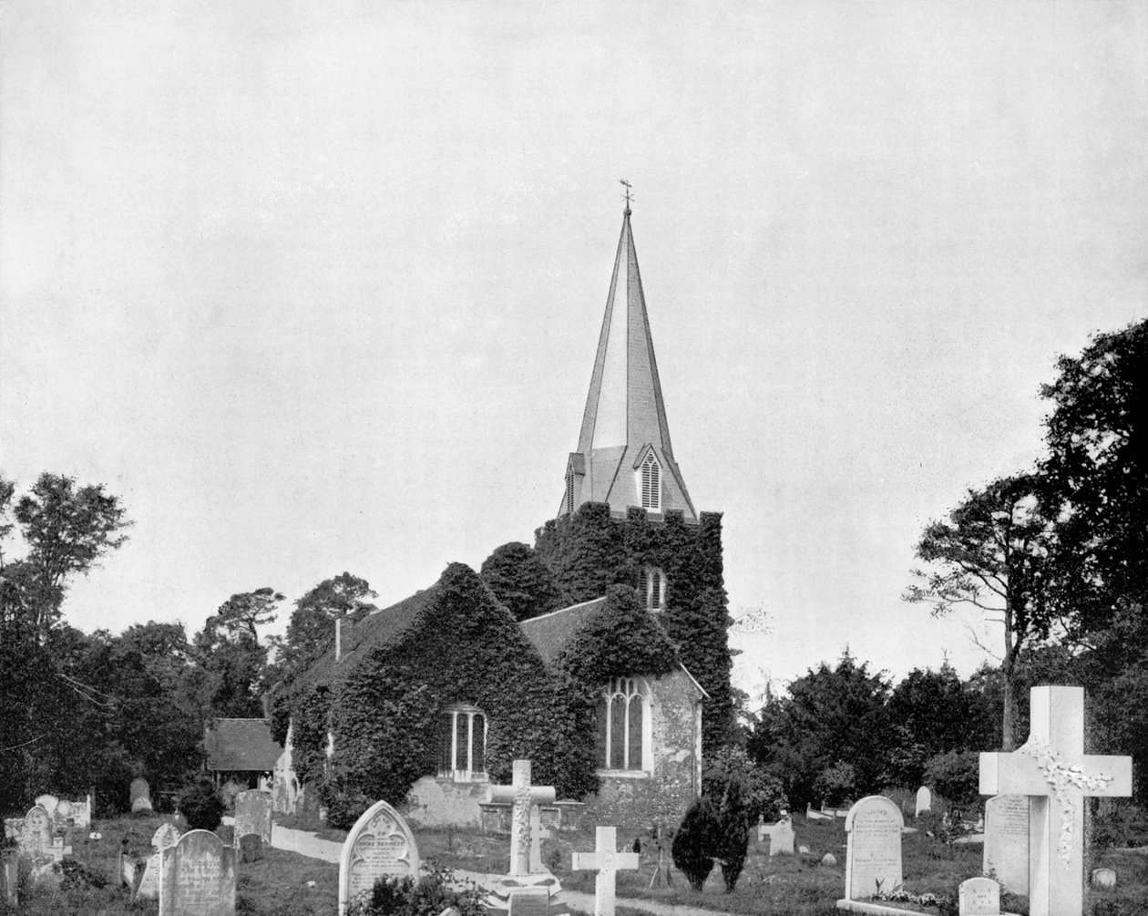Cemitério de Stoke-Pogis, Inglaterra, 1893. de John L. Stoddard