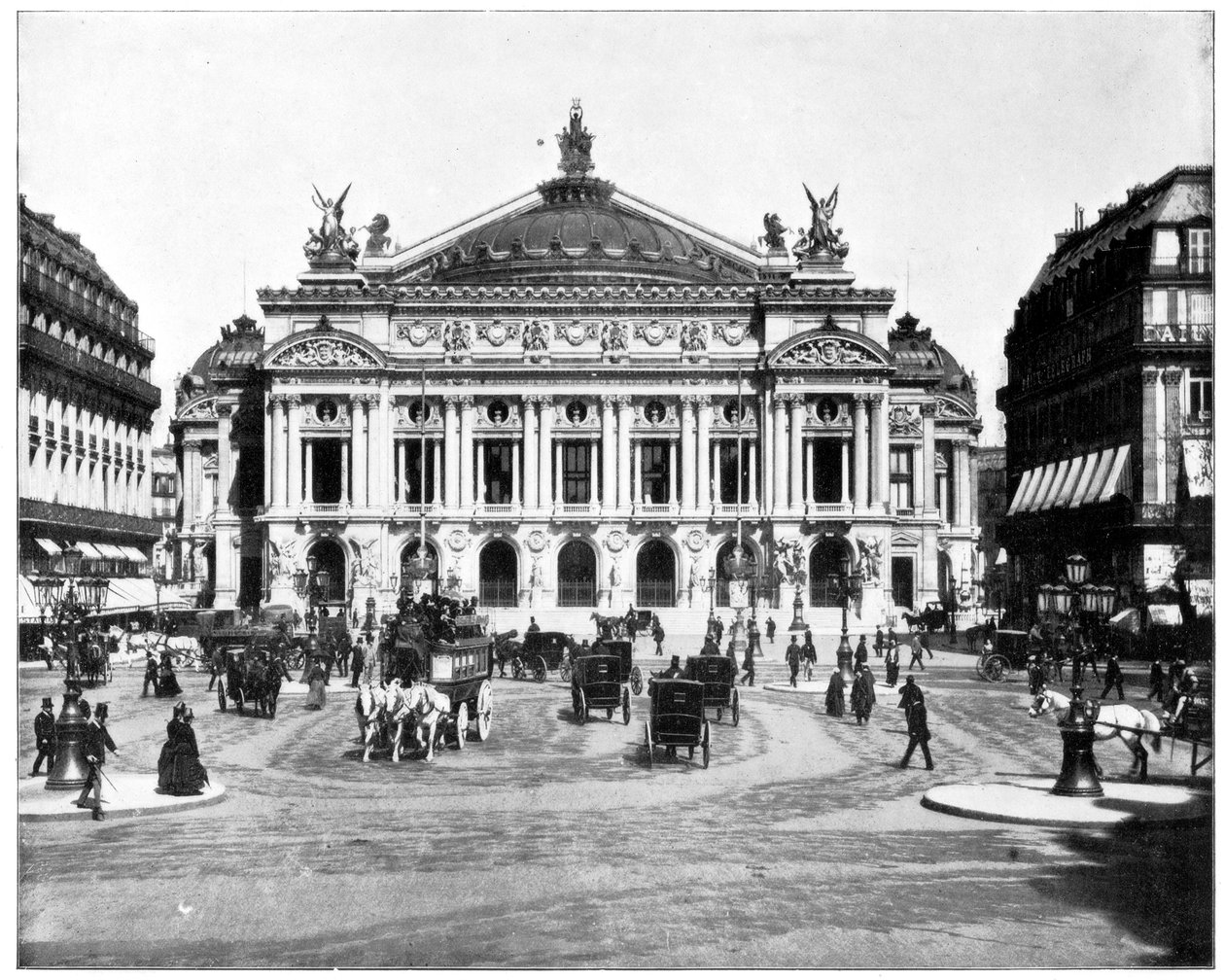 Grand Opera House, Paris, final do século XIX de John L. Stoddard