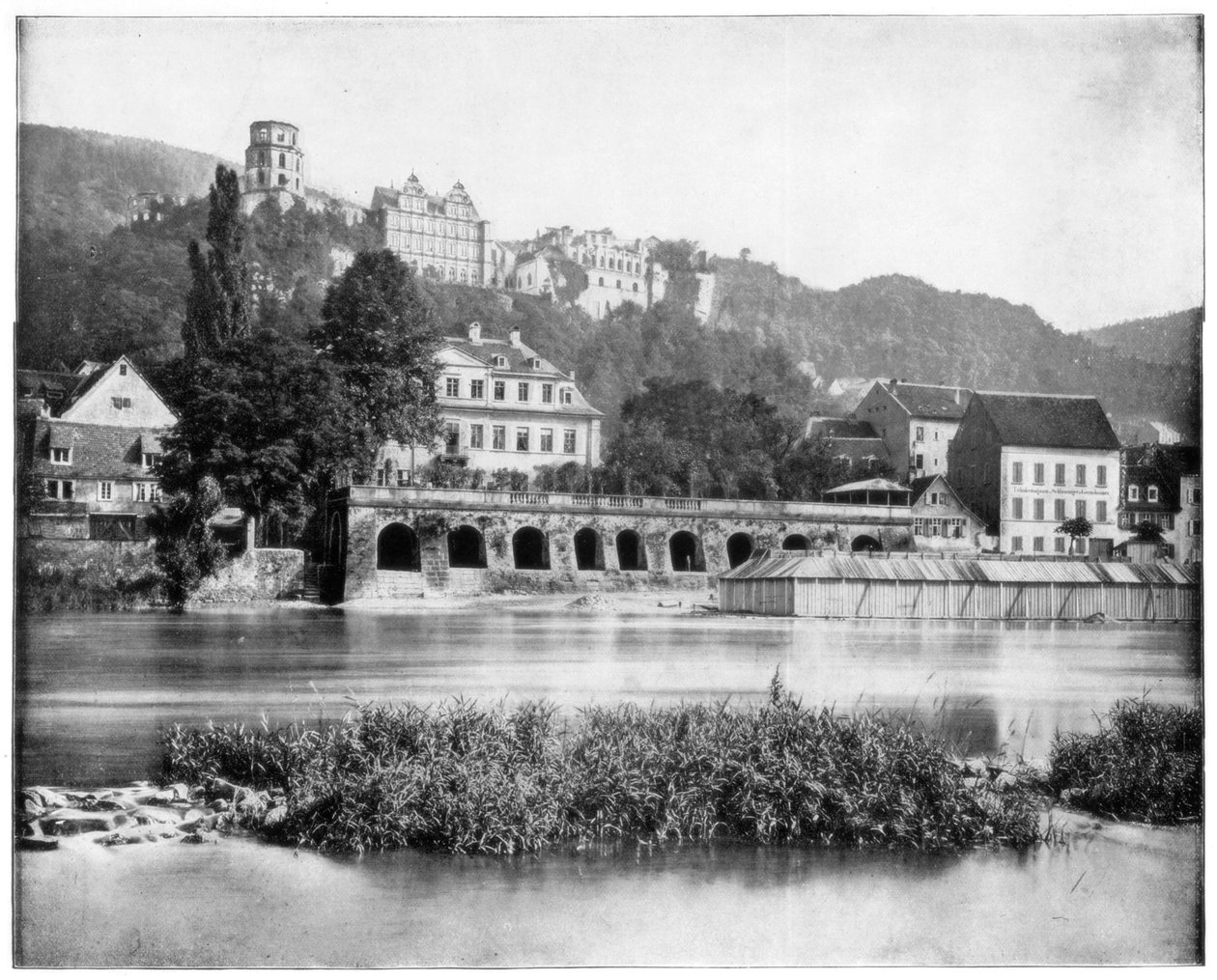 Castelo de Heidelberg, Alemanha, final do século XIX. de John L. Stoddard