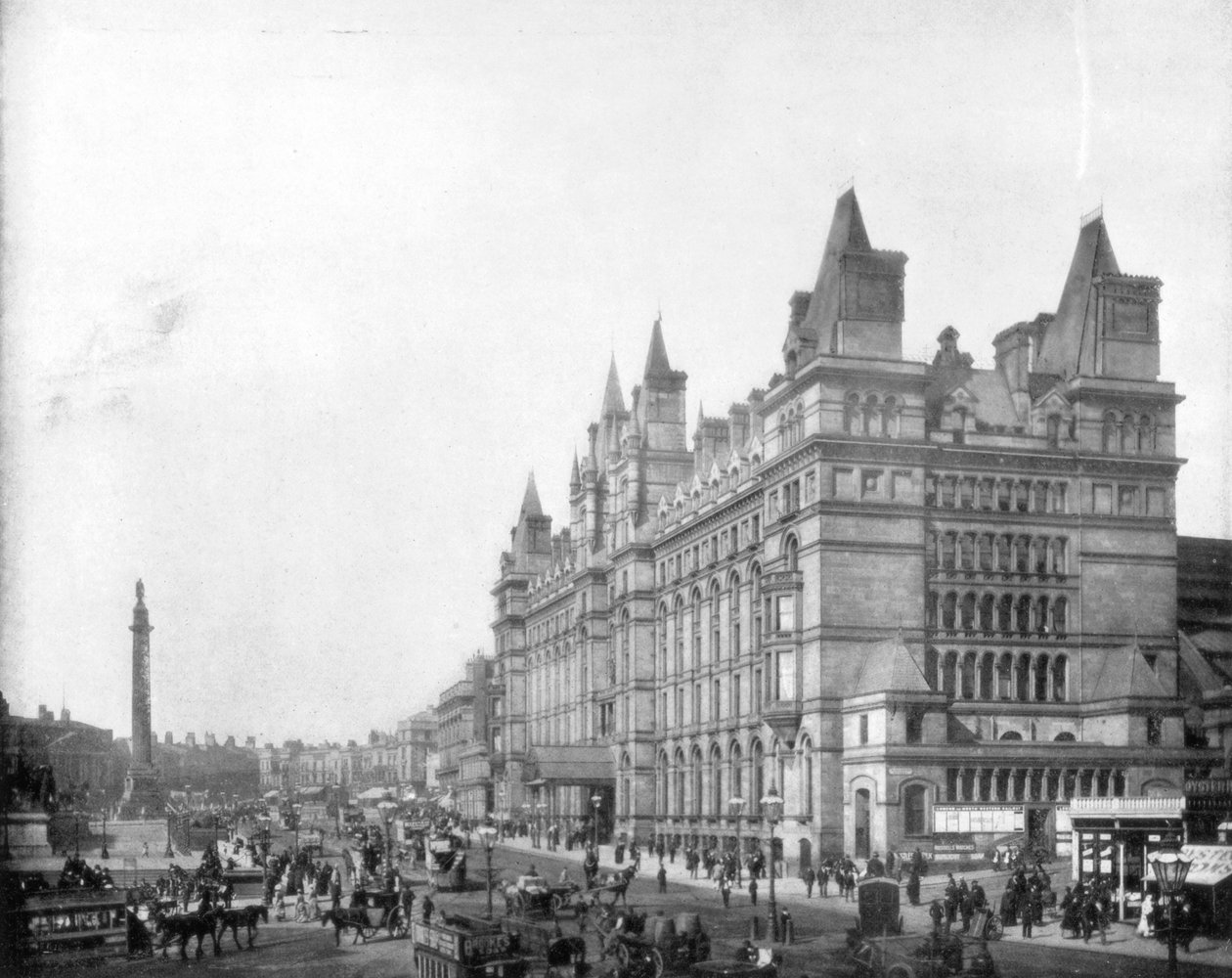 Lime Street, Liverpool, Inglaterra, final do século XIX. de John L. Stoddard