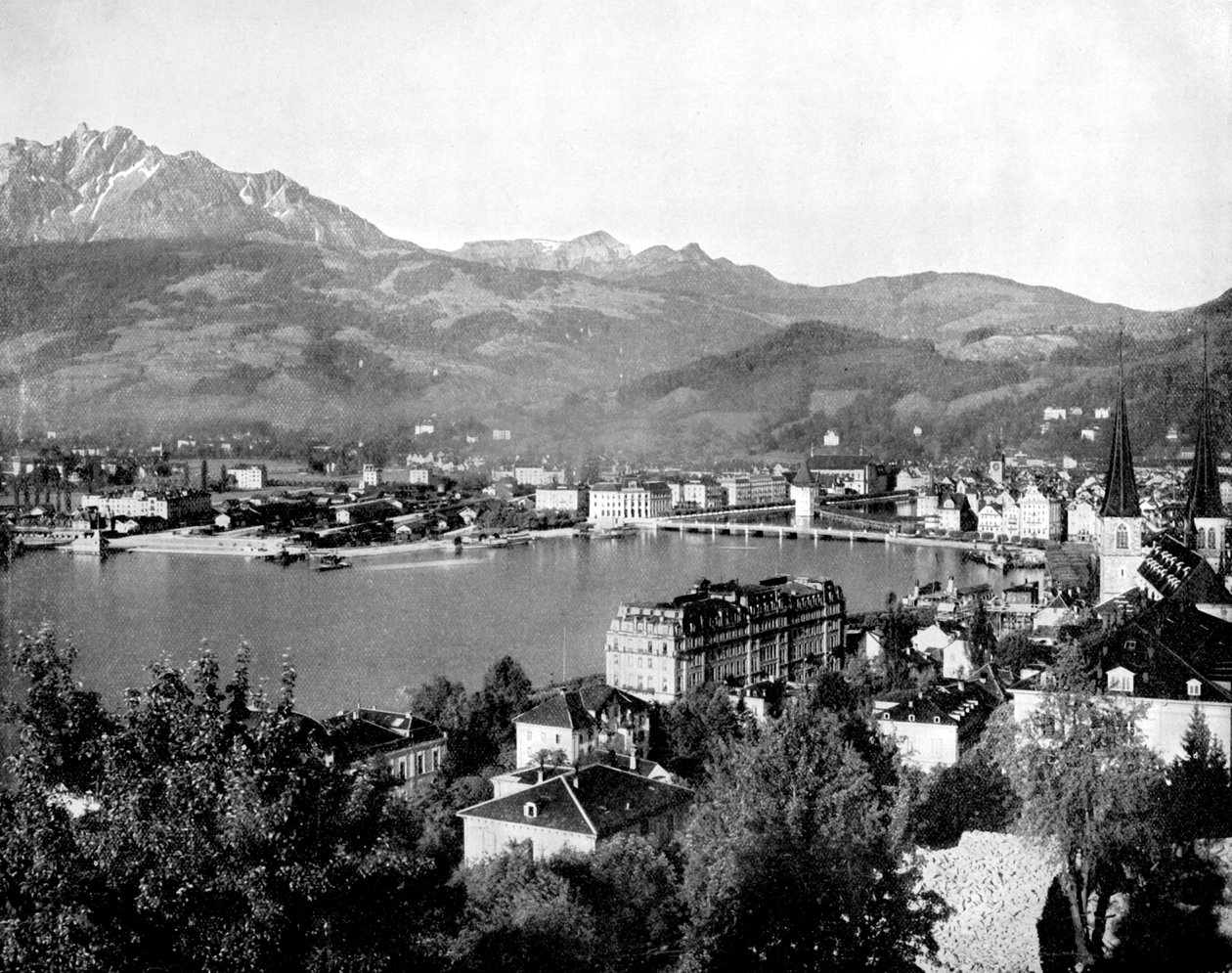 Lucerna, Suíça, 1893. de John L. Stoddard
