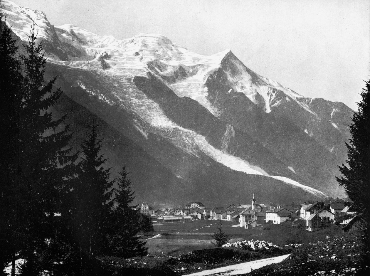 Mont Blanc da Suíça, 1893. de John L. Stoddard