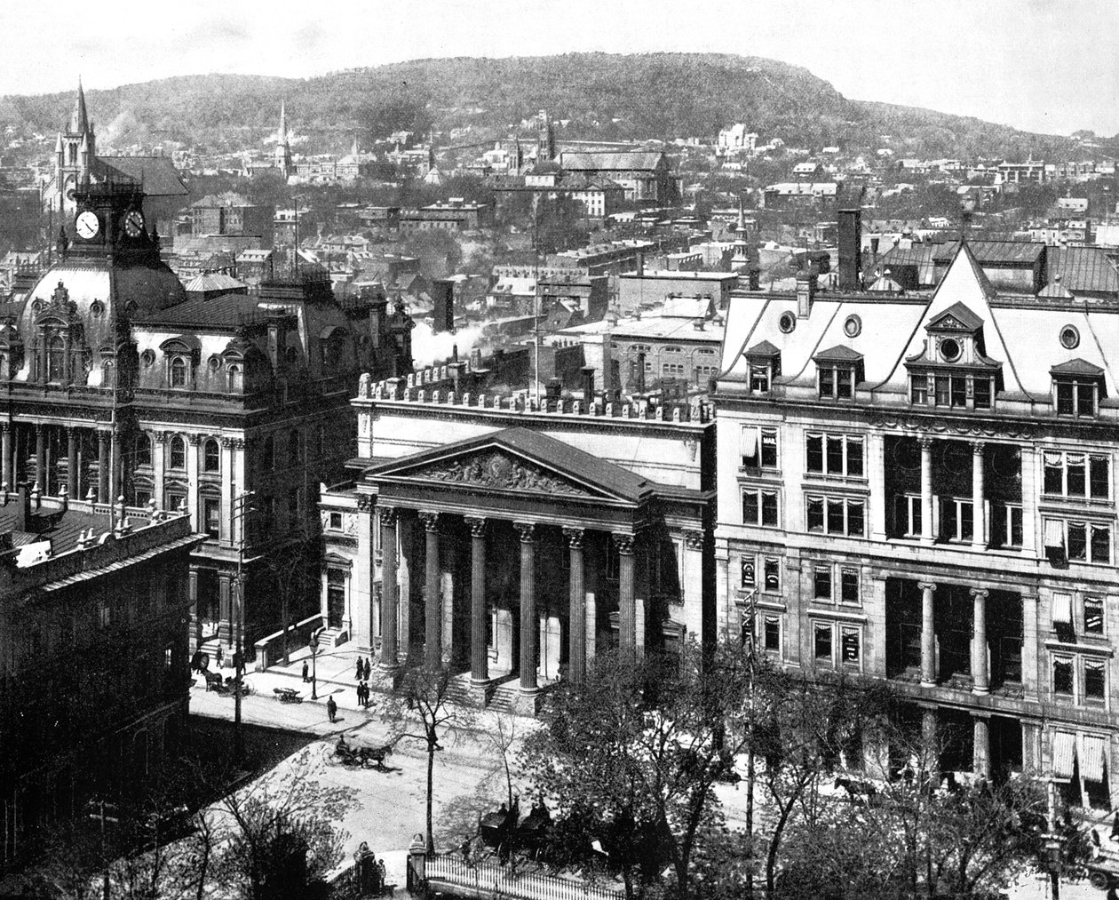 Montreal e Mount Royal, Canadá, 1893. de John L. Stoddard