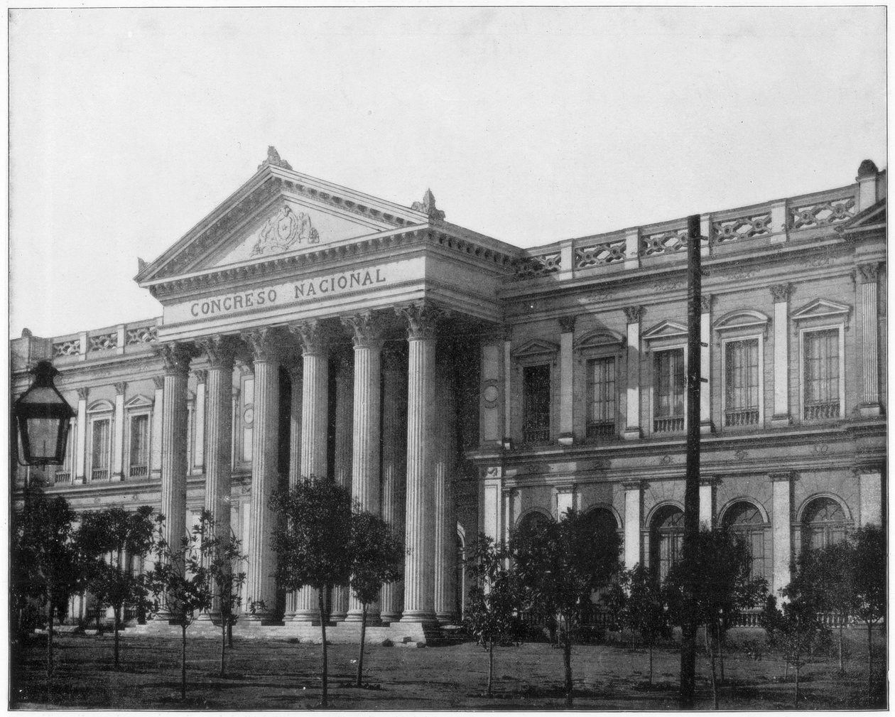 Congresso Nacional, Santiago, Chile, final do século XIX. de John L. Stoddard