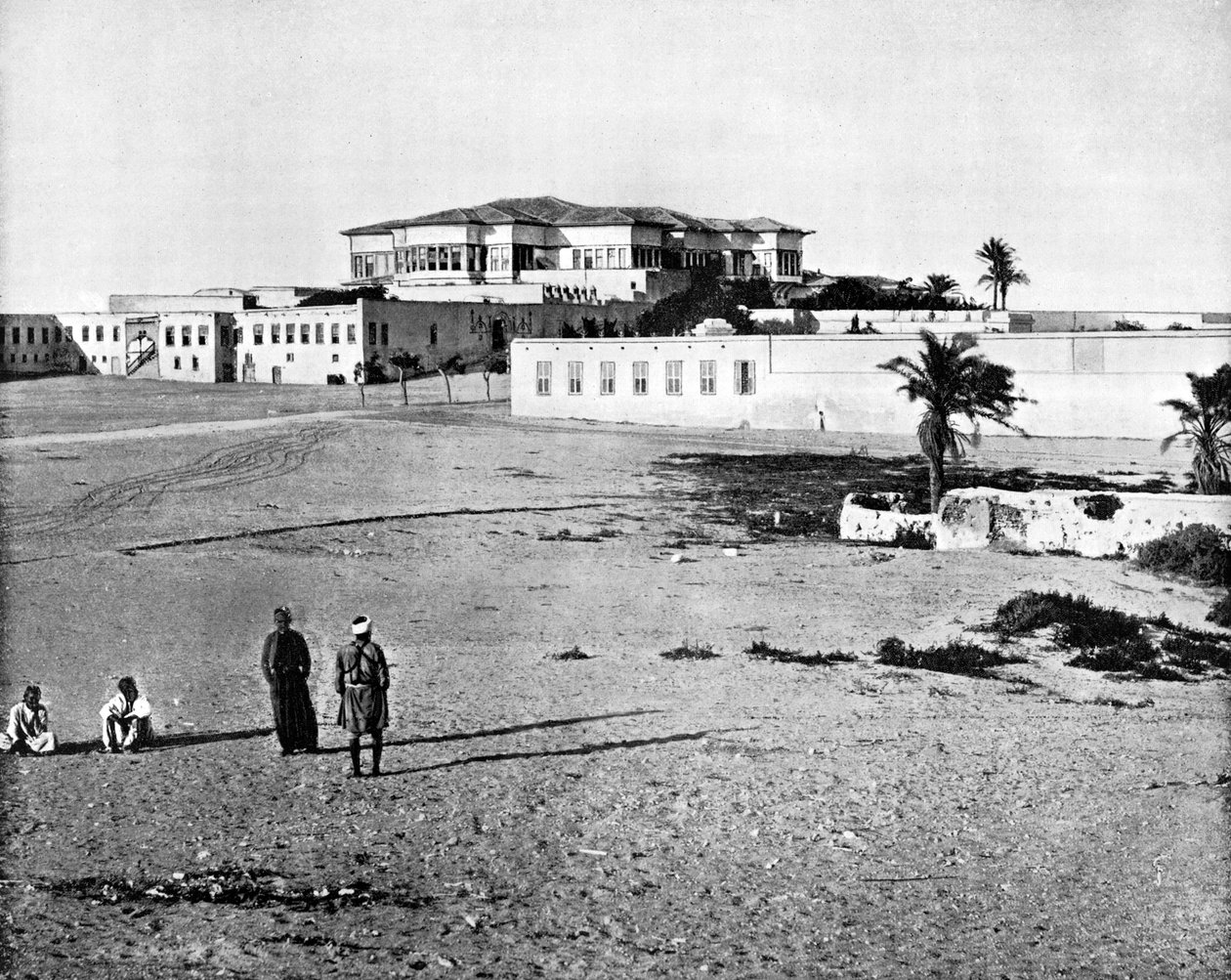Palácio e Harém, Alexandria, Egito, 1893. de John L. Stoddard