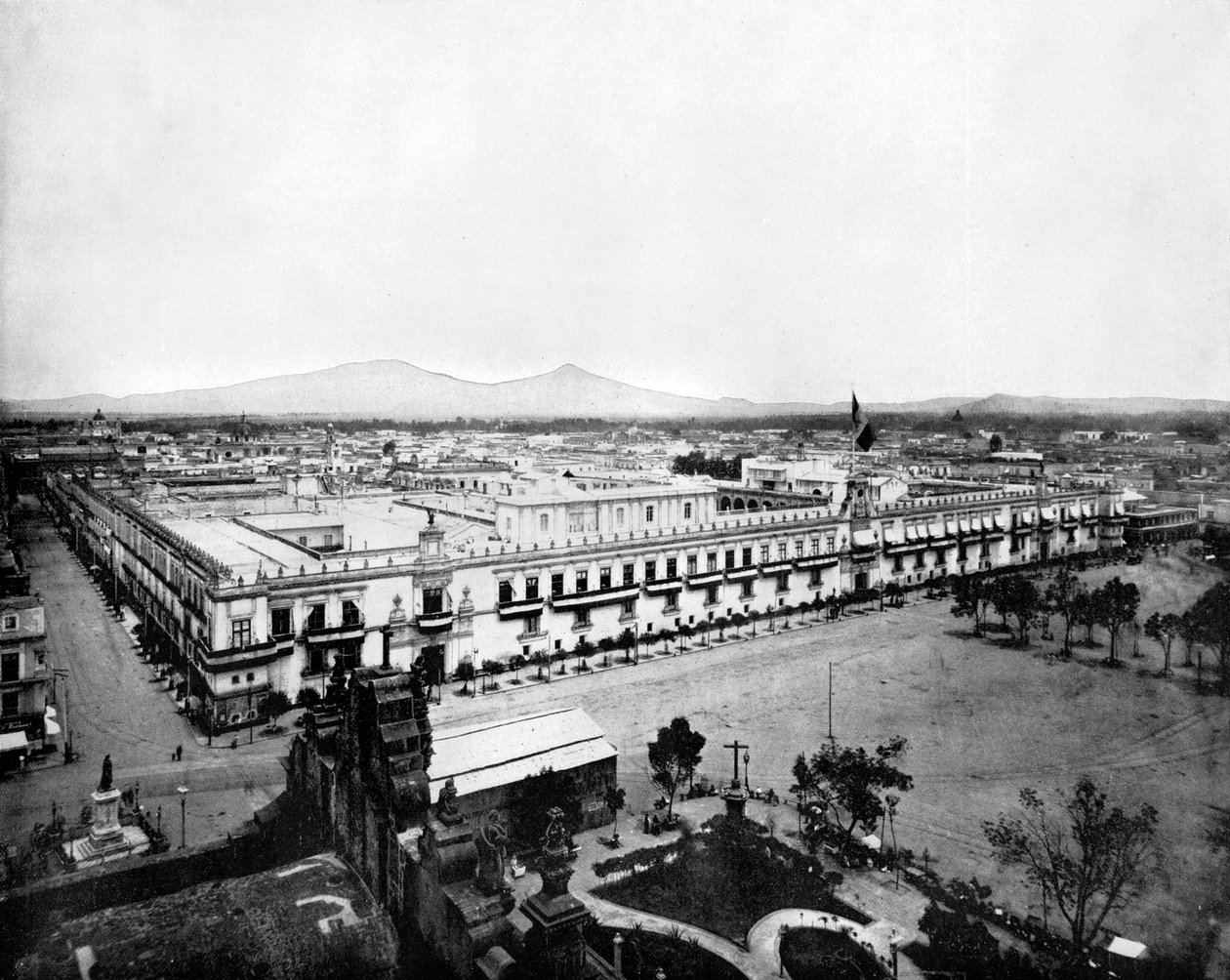 Panorama da cidade do México, 1893. de John L. Stoddard