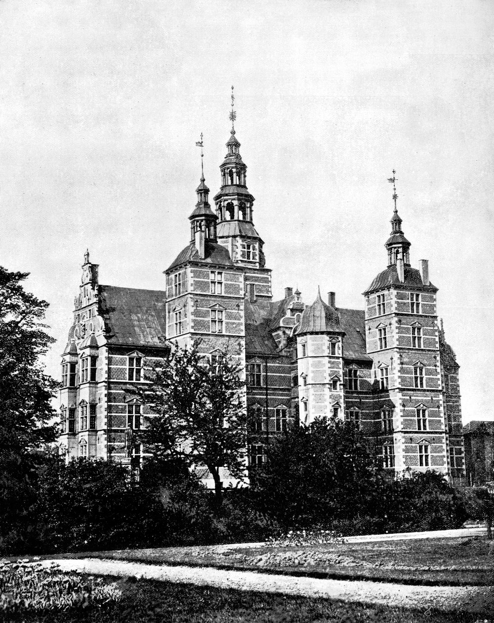 Palácio de Rosenborg, Copenhague, Dinamarca, 1893. de John L. Stoddard