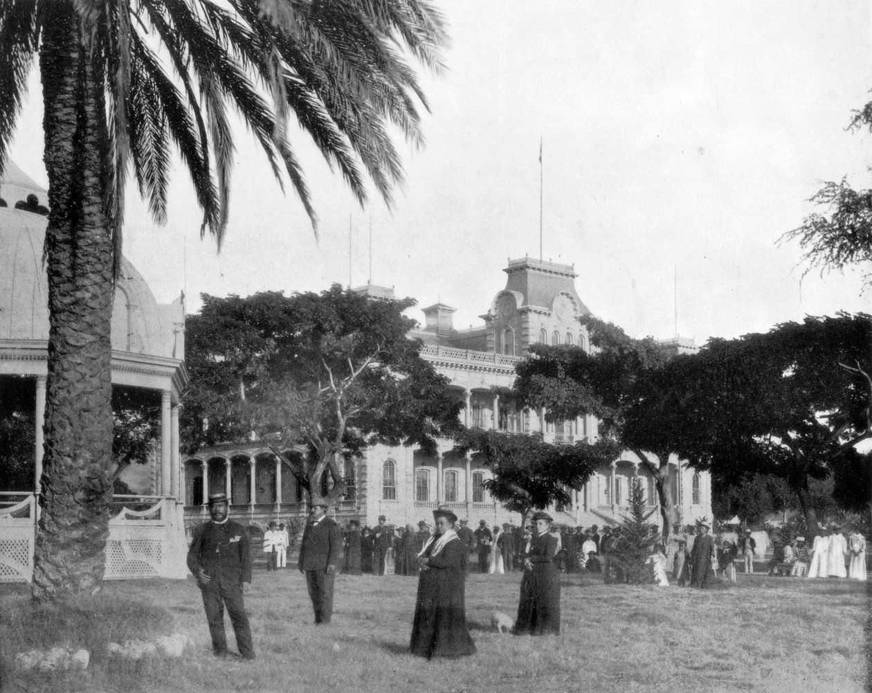 Palácio Real, Honolulu, Ilhas Sandwich, final do século XIX de John L. Stoddard
