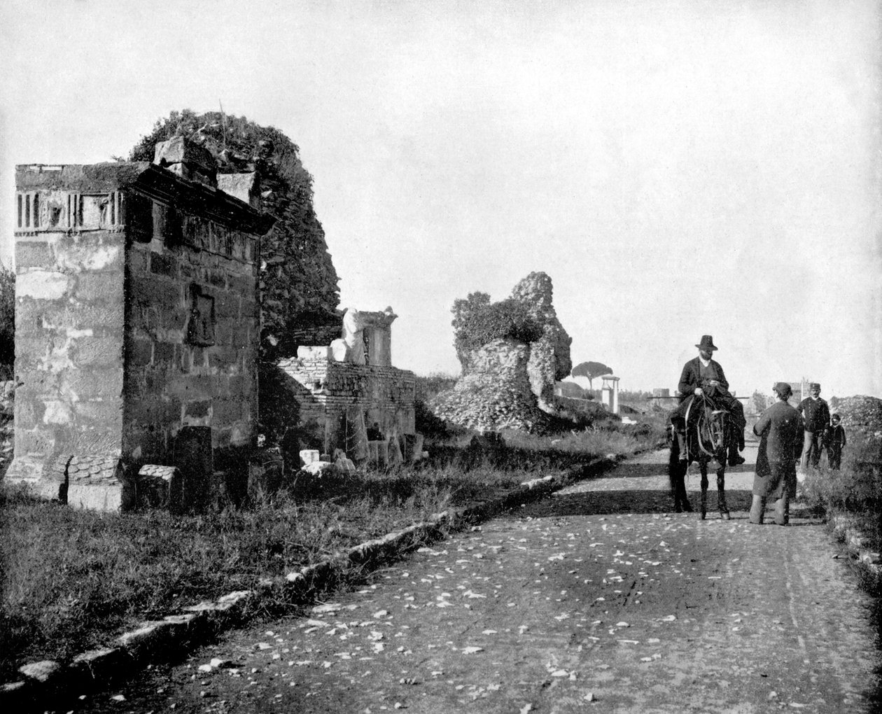 The Appian Way, Roma, 1893. de John L. Stoddard