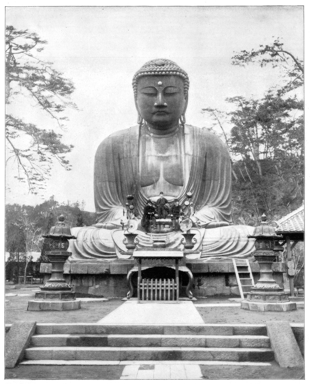 O Grande Buda de Bronze, Japão, final do século XIX de John L. Stoddard