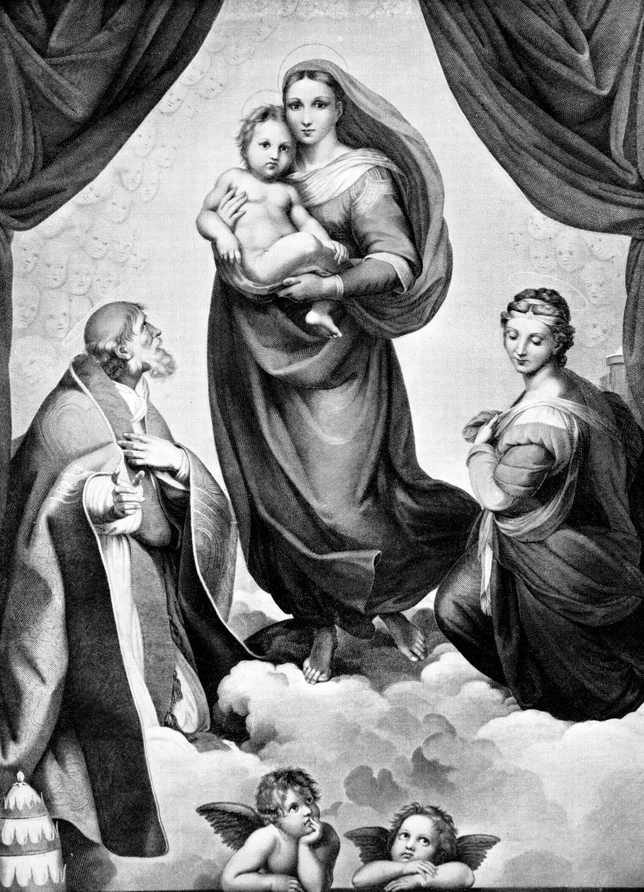 A Madonna em San Sisto, c1512, 1893 de John L. Stoddard