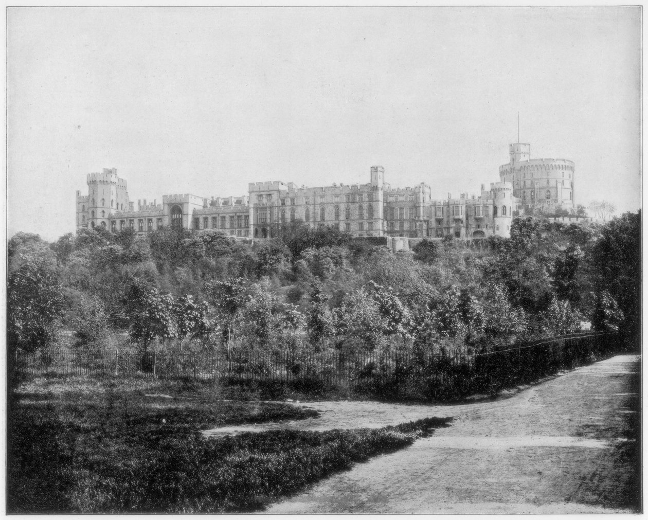 Castelo de Windsor, Inglaterra, final do século XIX. de John L. Stoddard