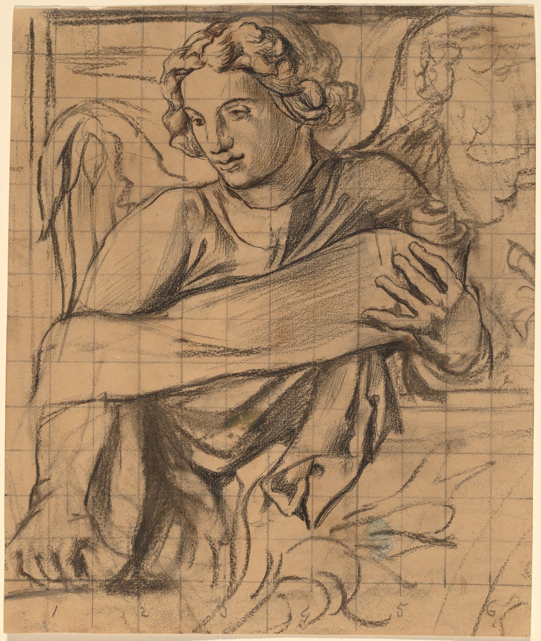 Anjo - Mural da Igreja da Trindade de John La Farge