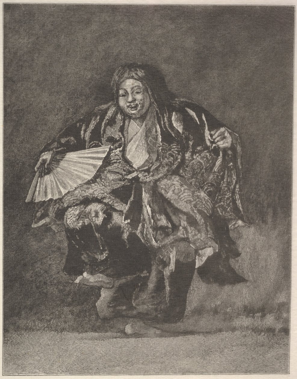 Noh Dancer, ca. 1886. de John La Farge