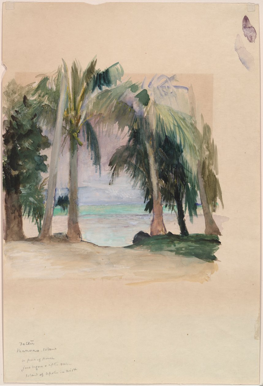 Palmeiras junto ao mar de John La Farge