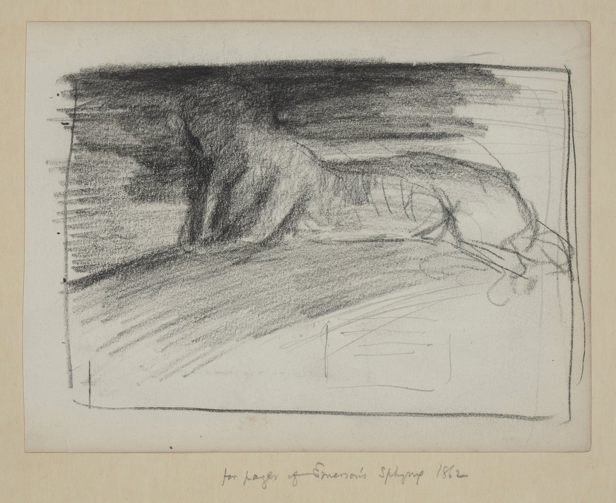 Estudos para Emerson de John La Farge