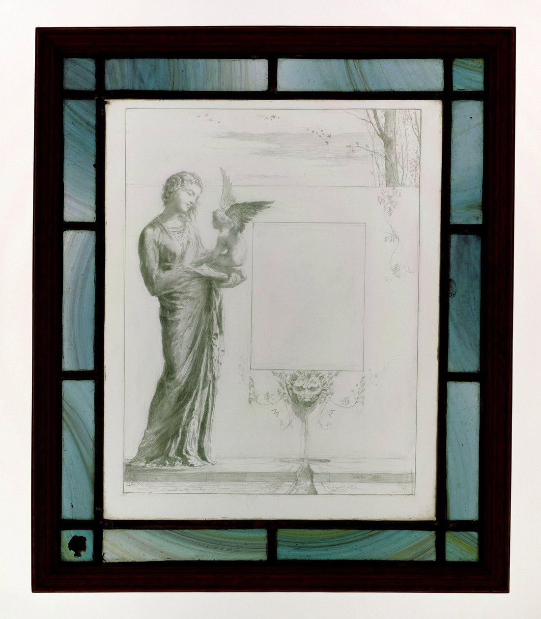 Este foi um spray ao qual o pássaro se agarrou de John La Farge